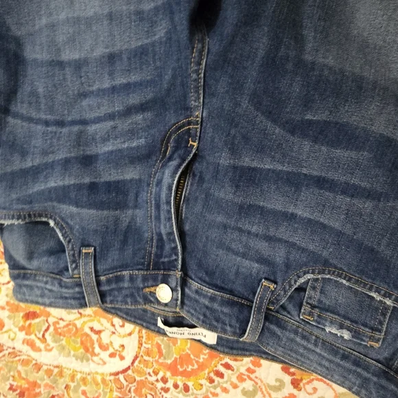 Flying Monkey Dark Blue Distressed Jeans - Picture 10 of 16